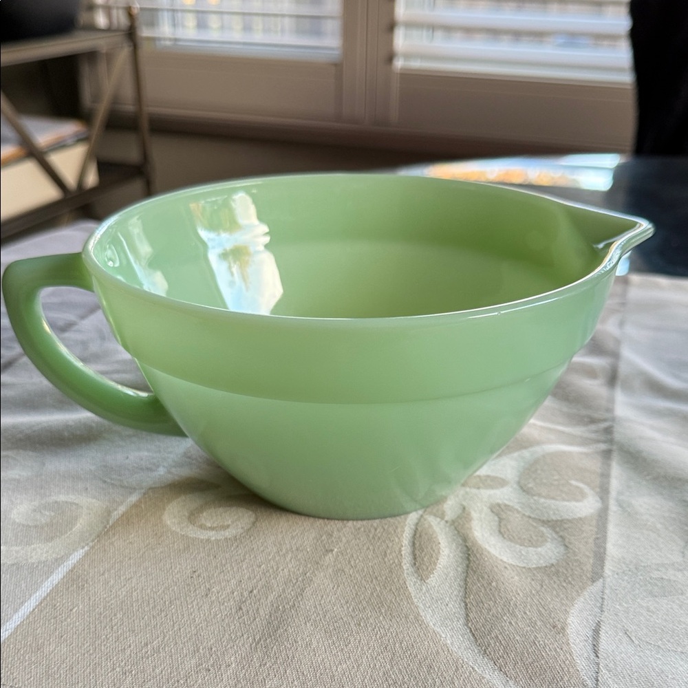 Fireking Vintage Jadeite Green Mixing Bowl